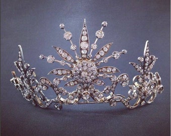 Wedding Season special Crown with American Diamond, 925 Sterling Silver, wedding Season special crown