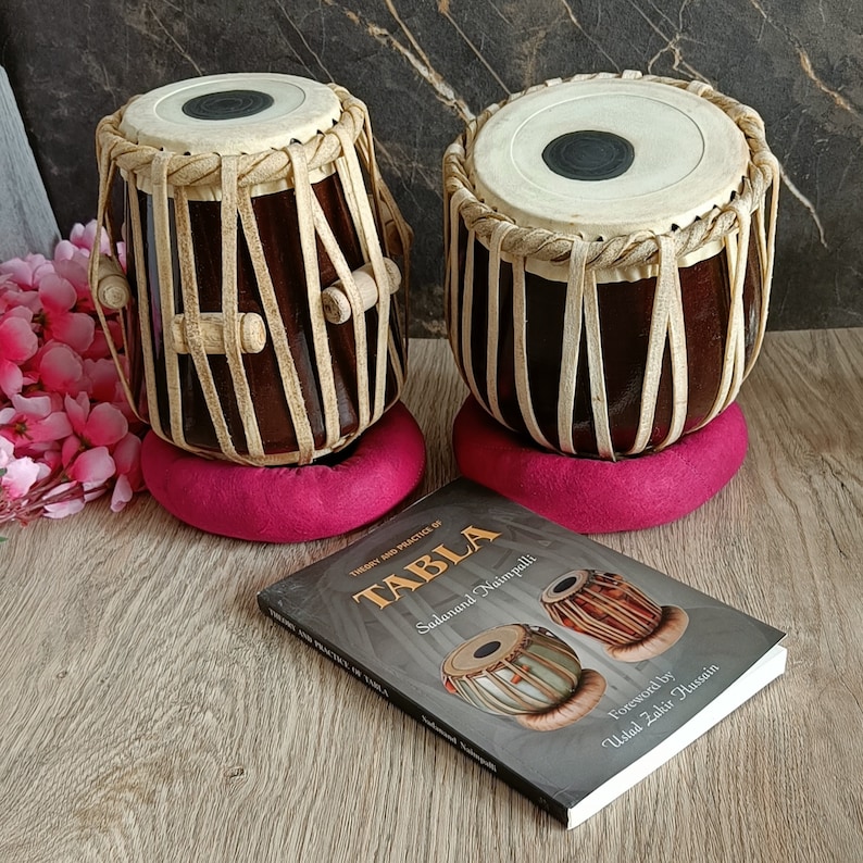 7 Tabla Drum Set Upto 8 Years Kids With Cushion, Student Tabla Set