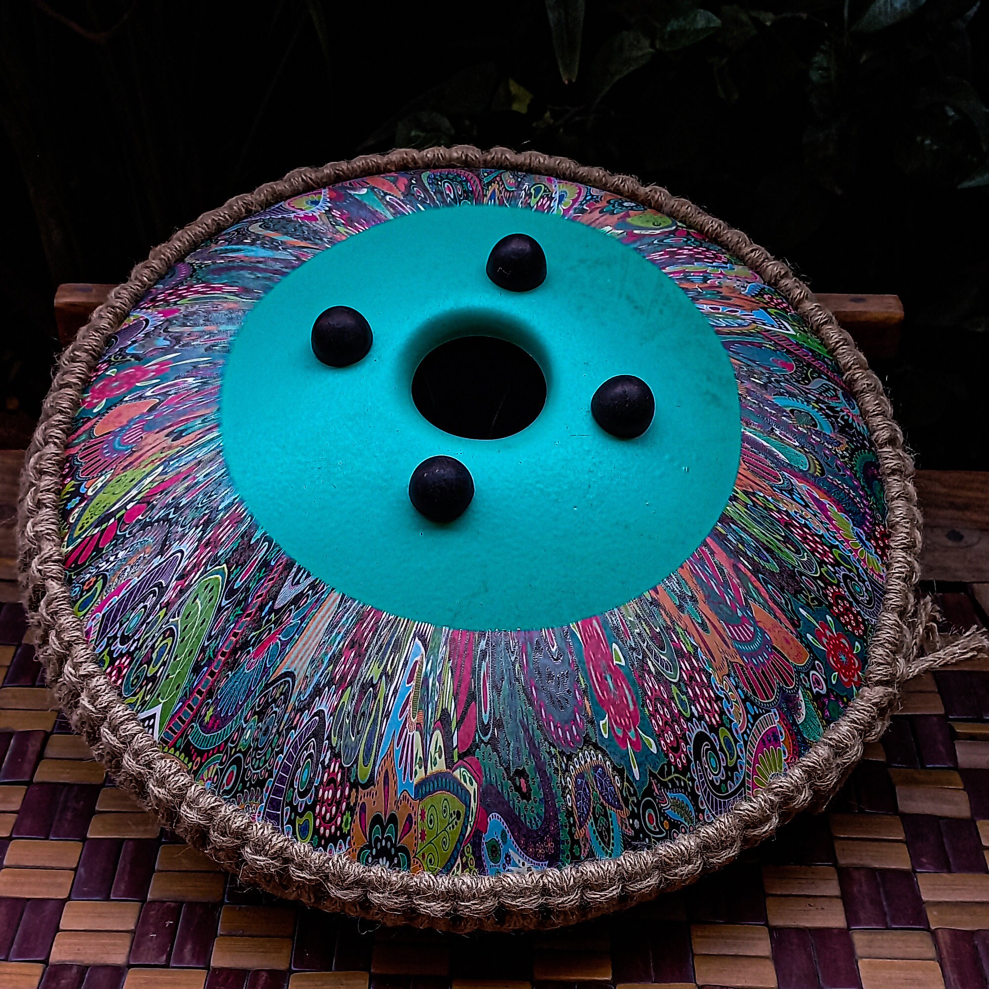 Handpan Steel Tongue Drum 14 Pollici - 15 Note In Re Maggiore | Set Professionale Con Custodia E Libro - Foto 9