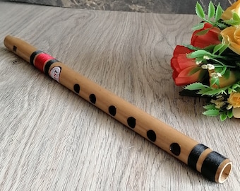C Natuurlijk gestemde bansuri-fluit: 13" houten viool voor beginners