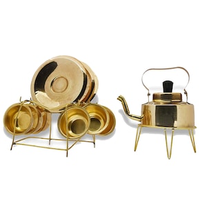 brass kitchen set toys