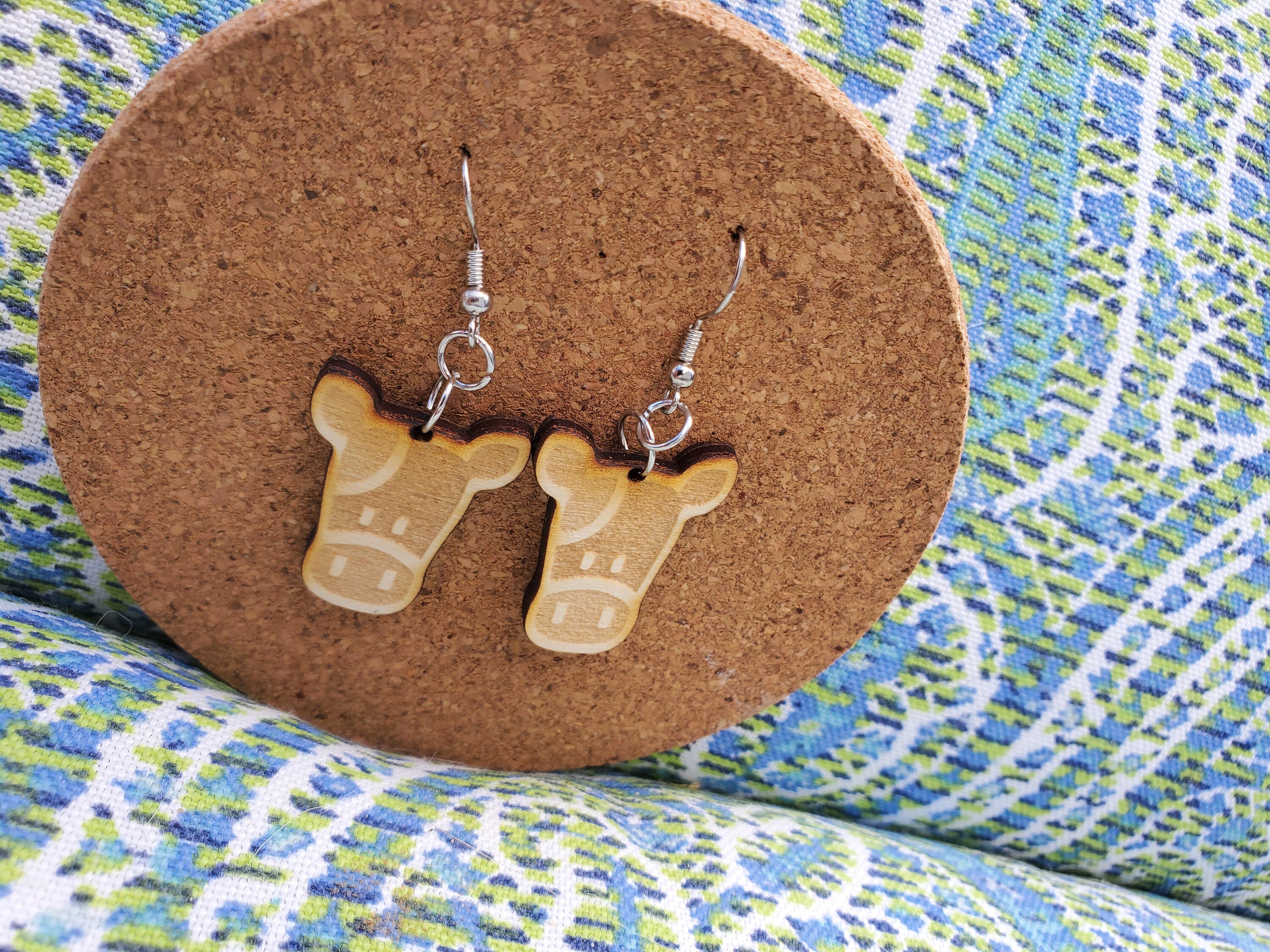 Lon Lon Ranch Cow Earrings Etsy UK