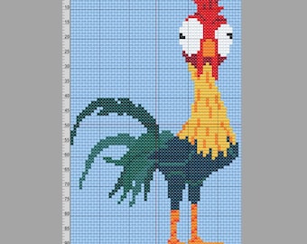Mindless Chicken cross stitch pattern