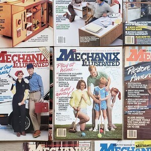 Mechanix Illustrated Magazines 1984 Vintage