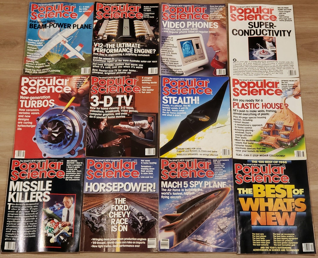 Popular Science Magazines 1988 Vintage Etsy popular-science-magazines-1988-vintage-etsy