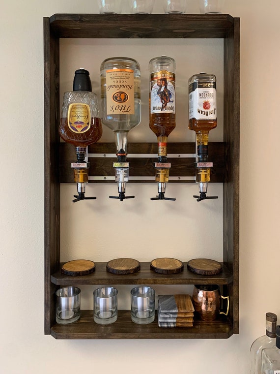 Diy Wall Mounted Liquor Dispenser Wall Design Ideas