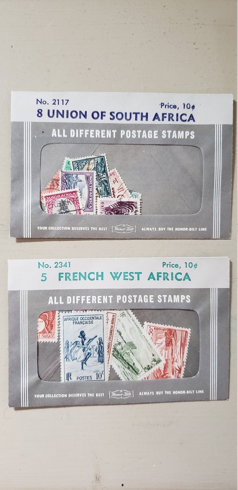 Sealed Stamp Packets US and Worldwide Etsy