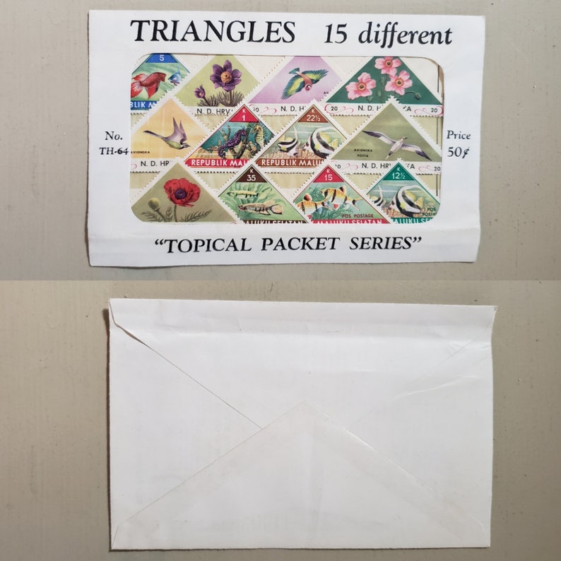 Sealed Stamp Packets US and Worldwide Etsy
