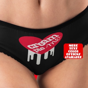 Sexy Naughty Panties Thong - F**k Me - Pick your size and color print F Me  Adult 