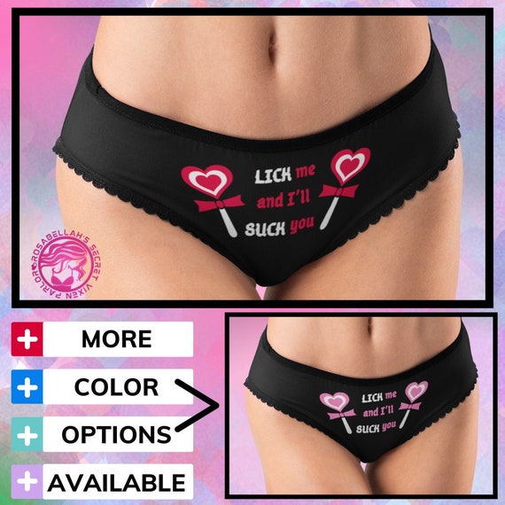 Sexy Valentines Panties, Lick Me Panties, Fun Naughty Panties, Womens  Underwear -  Norway