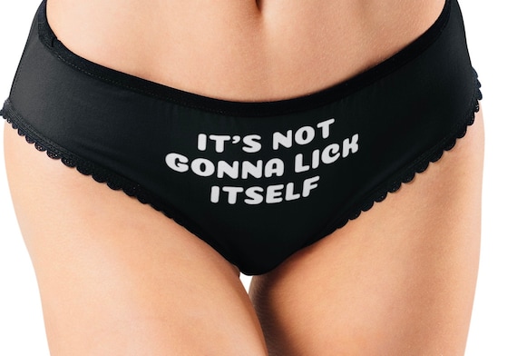 Sexy Panties, Its Not Gonna to Lick Itself Panties, Women's Underwear, Sexy  Lingerie -  Canada