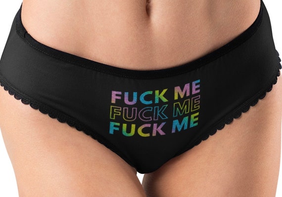 Sexy Funny Panties, Fuck Me Underwear, Fun Naughty Novelty Panties, Womens  Underwear -  Sweden