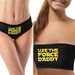 Sexy Galactic Font Tube Top with Black Hipster Panties 