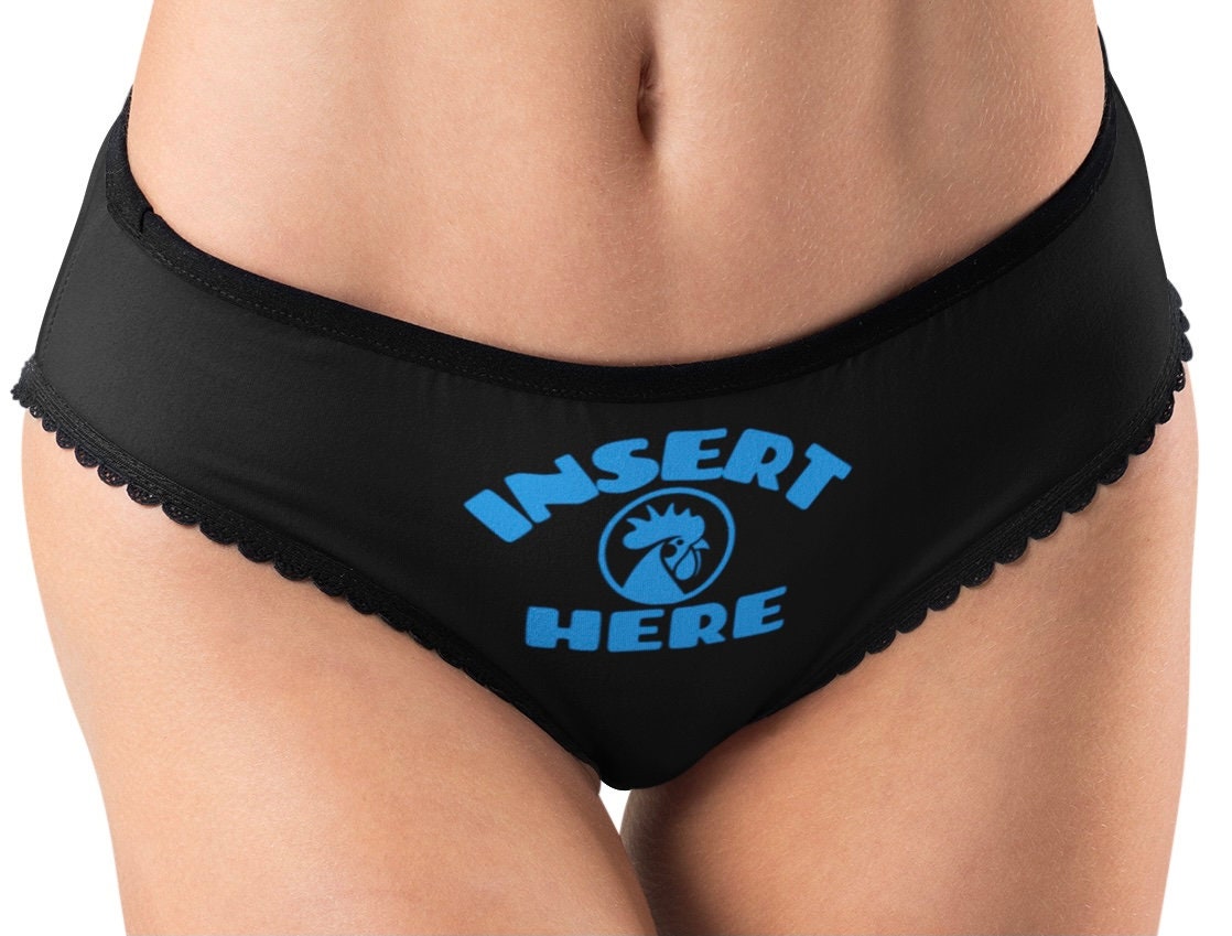 Sexy Panties Insert Cock Here Funny Cute & Sexy Lingerie - Etsy