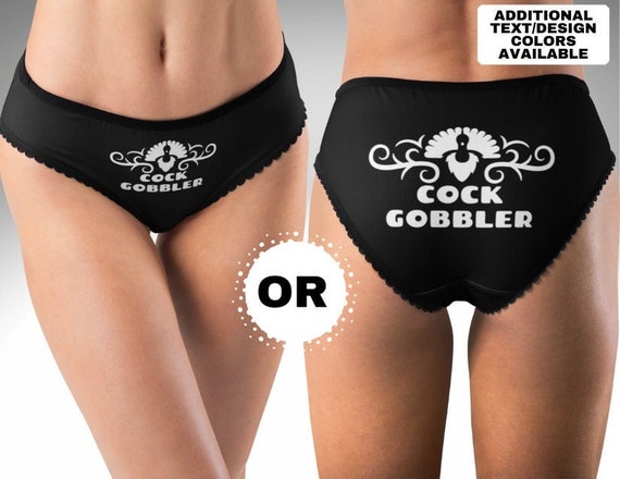 Cock-gobbler-thanksgiving-panties-cute-lingerie-women's-un - Etsy