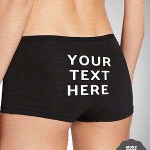 Personalized Custom Sexy Panties Boy-shorts, Sexy Cute Lingerie, Women's Underwear