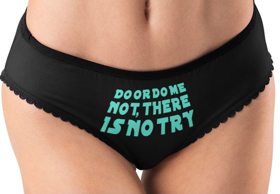 Fun Sexy Panties, Do or Do Me Not Slutty Nerd Lingerie, Star Wars