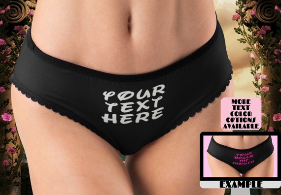 Personalized Sexy Panties, Sexy Cute Lingerie, Women's Underwear