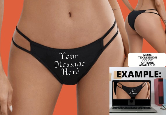 Personalized Custom Sexy Panties, Sexy Cute Lingerie, Women's