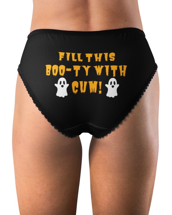 Buy Sexy Women Underpants Fill Me with Your Cum Printing Sexy