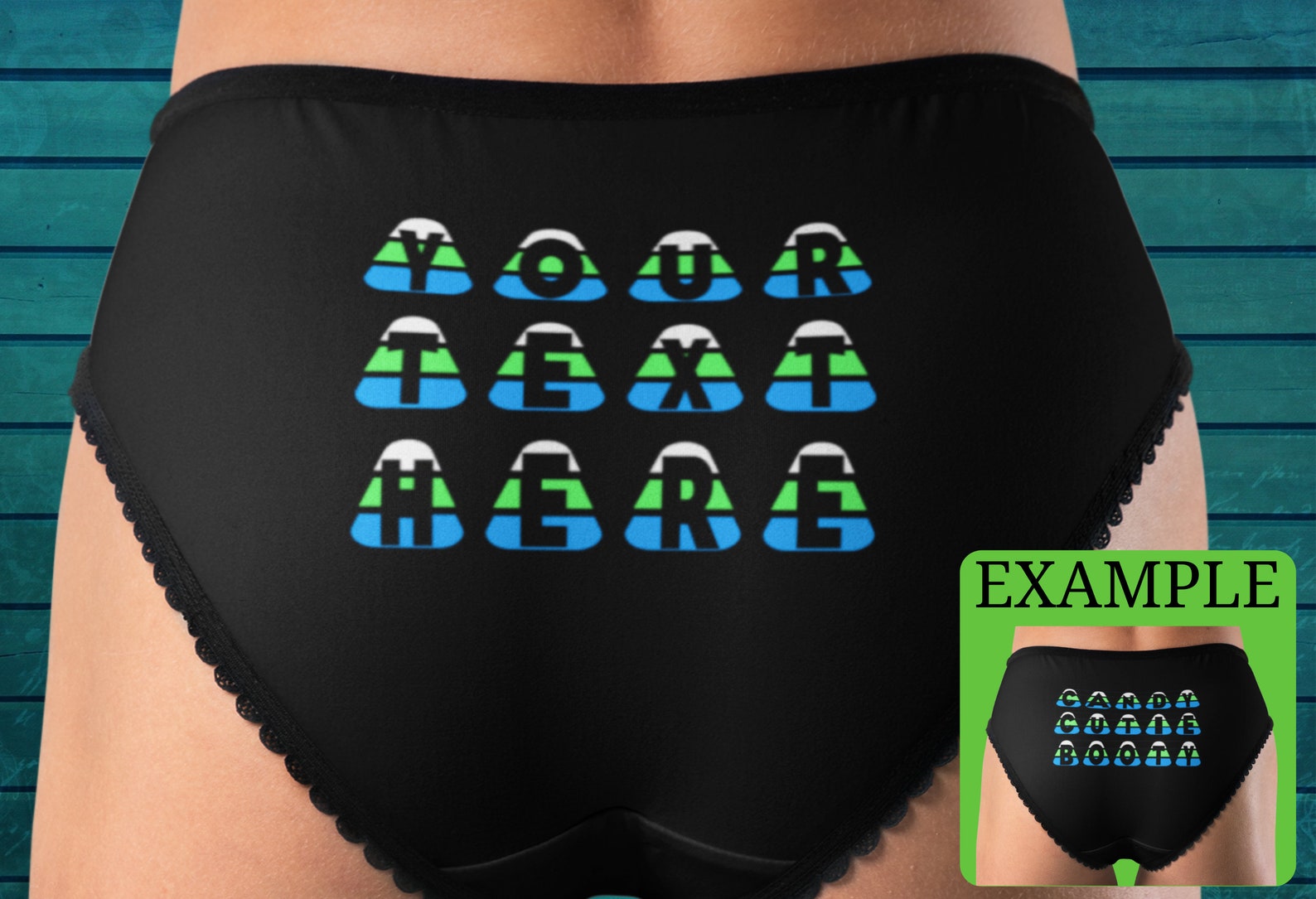 Personalized Custom Candy Corn Text Sexy Panties Funny Cute & Etsy