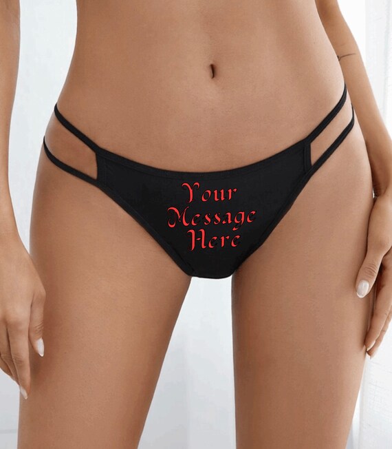 Personalized Custom Sexy Panties, Sexy Cute Lingerie, Women's