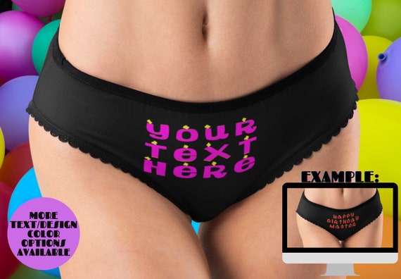 Personalized Custom Sexy Panties, Sexy Cute Lingerie, Women's Underwear 