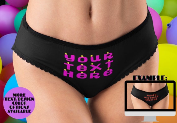 Personalized Custom Sexy Panties, Sexy Cute Lingerie, Women's