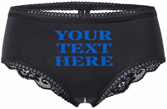 Personalized Custom Sexy Crotchless Panties, Cute & Sexy Lingerie
