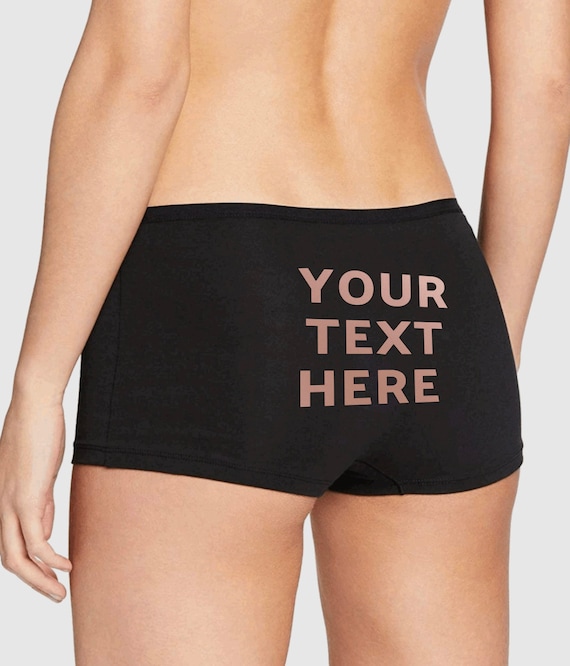 Personalized Custom Sexy Panties Boy-shorts, Sexy Cute Lingerie