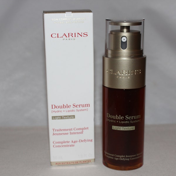 Clarins Double Serum Light Texture Complete Anti-Age Control Concentrate 1.6oz   #65