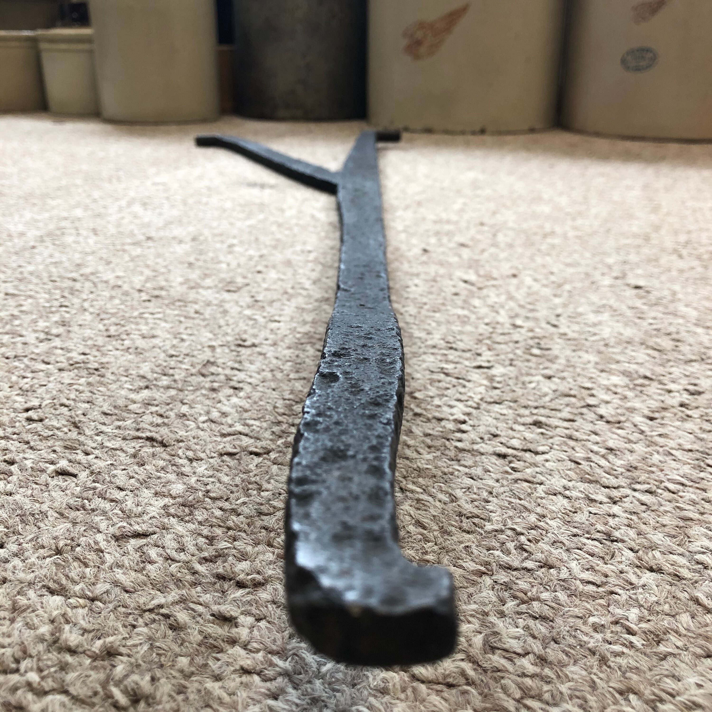 Primitive Fireplace Crane Hand Wrought Iron | Etsy