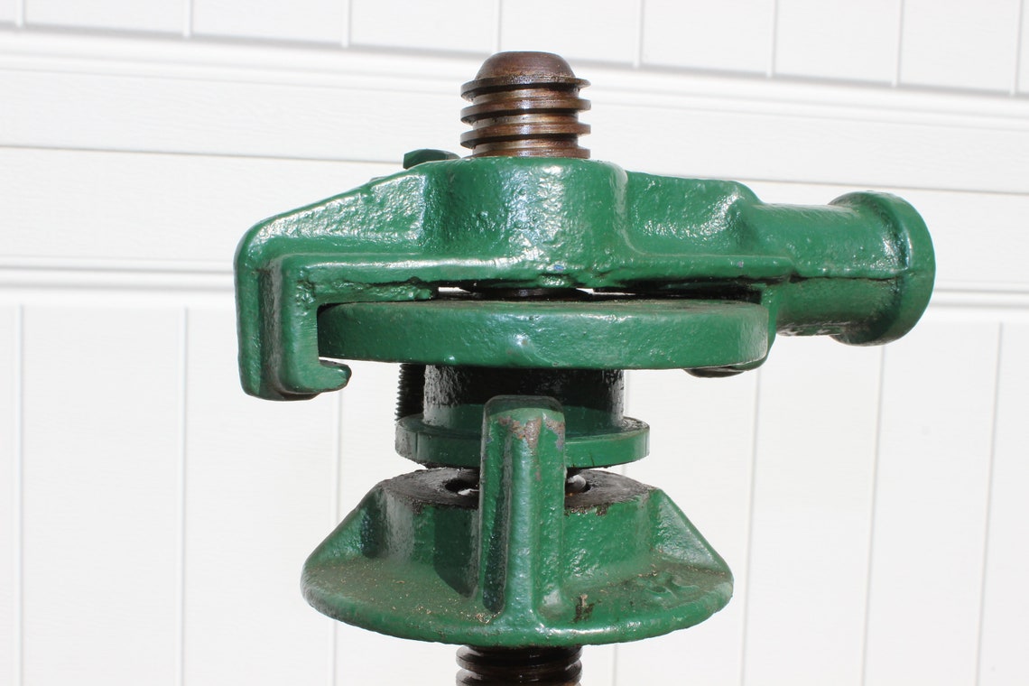 Cast Iron & Wood Fruit Wine Press Vintage Antique Berarducci Bros Mfg