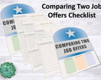 COMPARACIÓN DE DOS OFERTAS DE TRABAJO: la herramienta de decisión definitiva para quienes buscan empleo