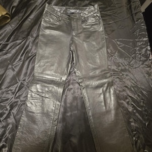 Gap Leather Pants - Etsy