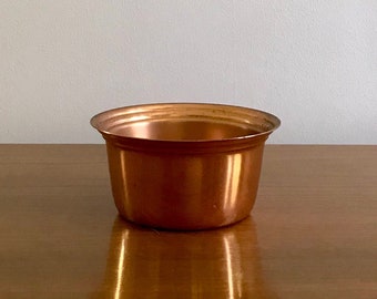 Copper Bowl | Small Copper Bowl | Copper Pot | Vintage Copper Bowl | Retro Coppercraft Guild | Copper Kitchen Accessory | 70s Kitchen Decor