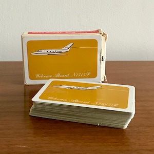 Baraja de cartas de aviación / Baraja de cartas de aviones privados / Barajas de aviones antiguos / Noche de juegos de los 90 / Barajas de los 90 / Juegos de los 90 / N1515P