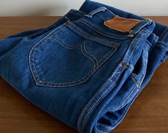 Vintage Wrangler 'No-Fault' Jeans: 60er/70er Jahre High Waist Denim, Größe 27/28