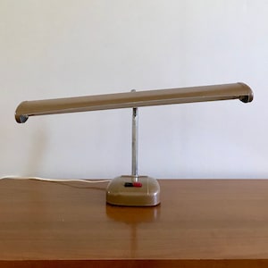 Gooseneck Desk Lamp | Vintage Gooseneck Desk Light | Mid Century Office Accessories |  Made in Japan | 70s Office Decor | Retro Desk Light