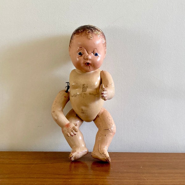 11" Antique Reliable Wetums Doll | Vintage 30s40s Reliable Doll | Wetums Baby Composition Doll | Collectible Antique Baby Doll