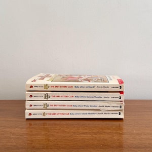 Vintage Babysitters Club Super Special Books 1-4: 80s Covers Set