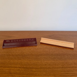 Vintage Scrabble Spielsteinhalter: Holz- oder Kunststoffersatz
