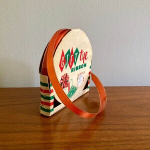 Nastro di lamé metallizzato anni '50 / Nastro di lusso vintage "Gift Tye" / Nastro di lamé di lusso / Carta da regalo retrò / Nastri anni '50