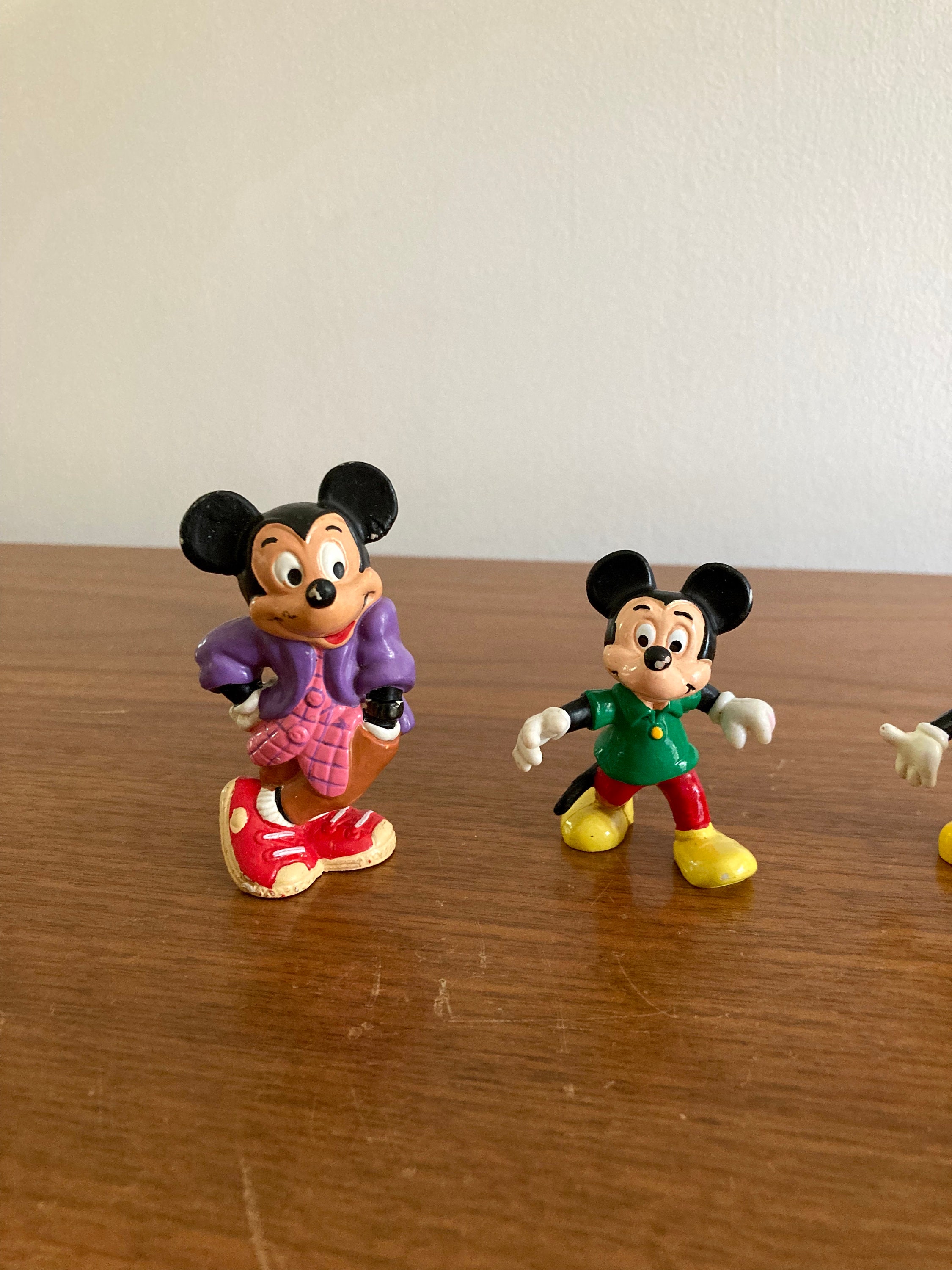ヴィンテージ ミッキー＆ミニーマウス ミニフィギュア | 80年代