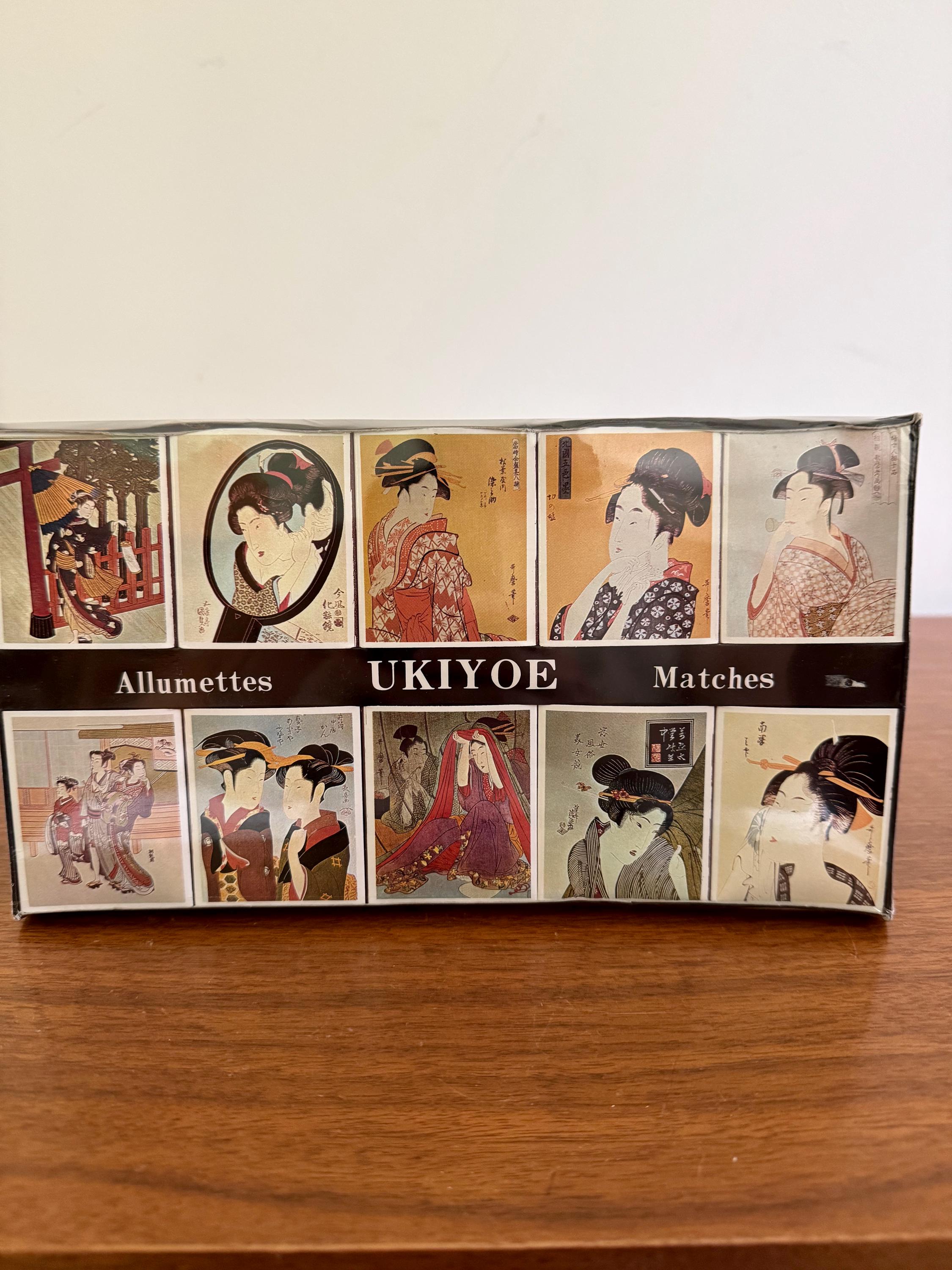 【専用】浮世絵 マッチ 珍しい浮世絵柄の日本製マッチブック - ヴィンテージボックス入り