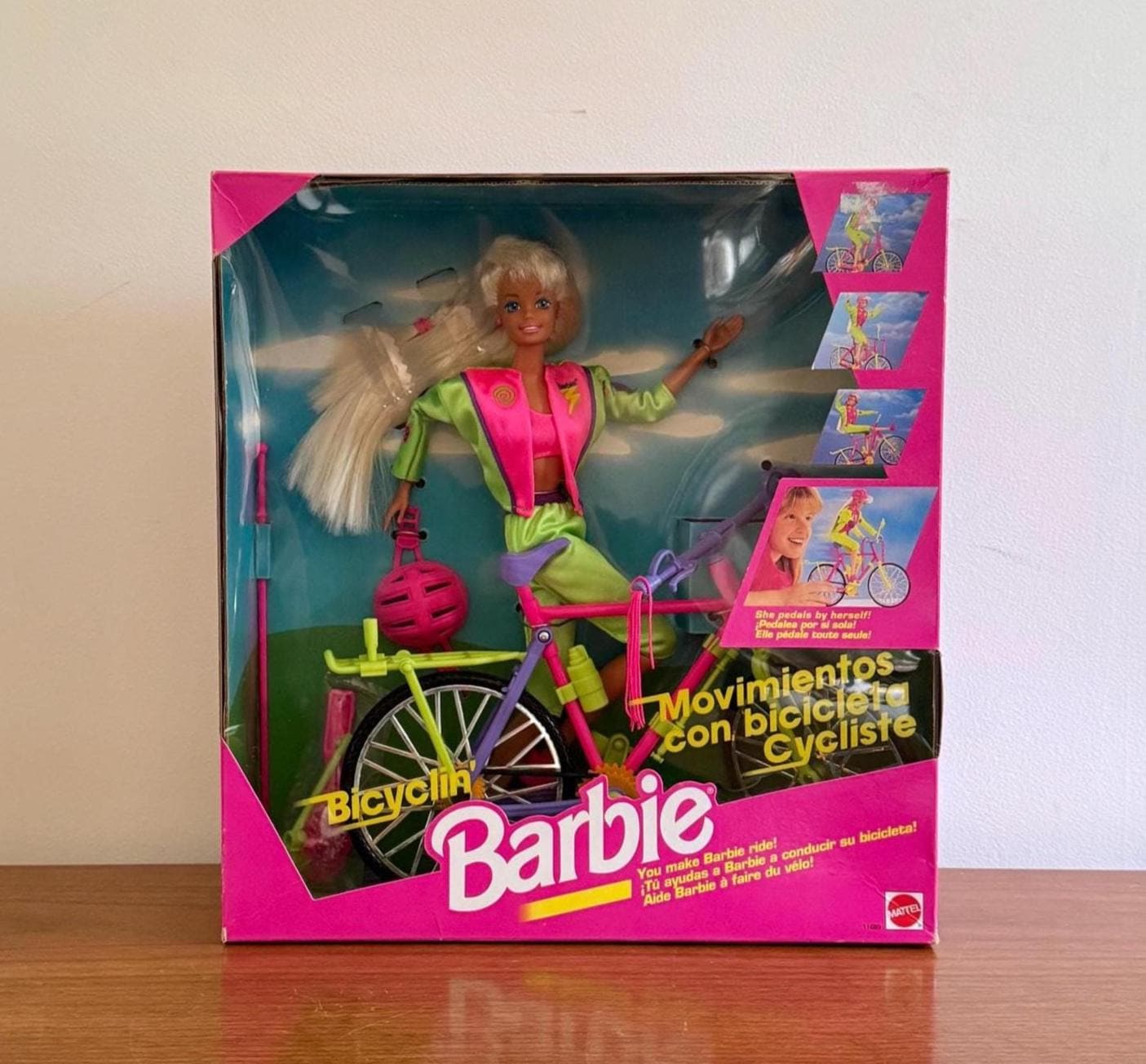 NIB Vintage 90s Bicyclin' Barbie - Etsy