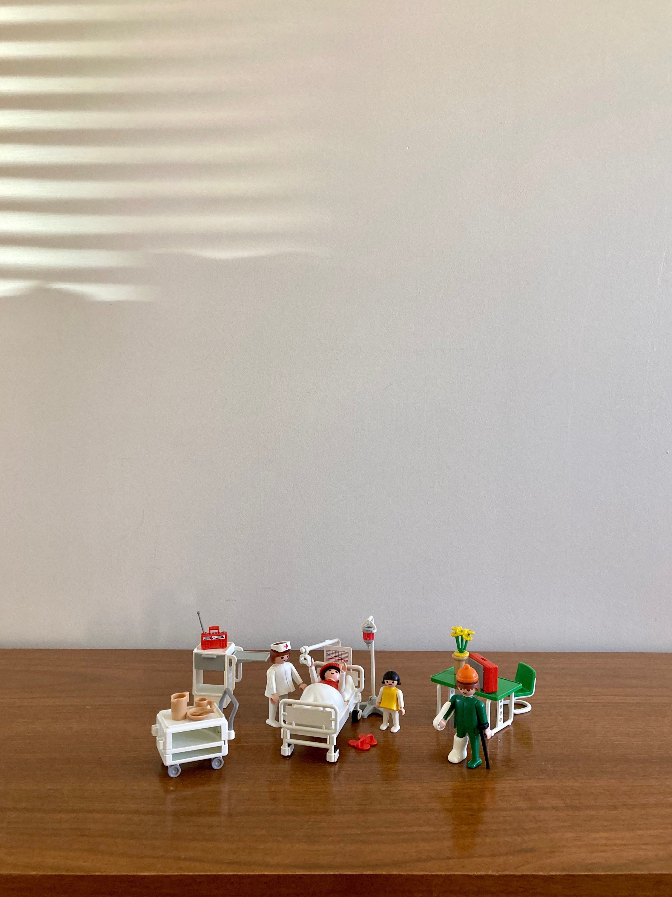 Playmobil Hôpital 1976 Réf. 3404 - Boîte Française D'occasion - Jouet Vintage