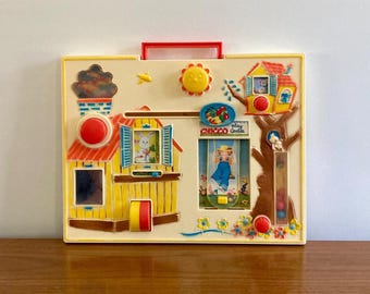 1983 Mattel Chicco Activity Centre: Rare Vintage 80s Baby Toy