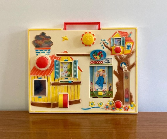 1983 Mattel Chicco Activity Centre: Rare Vintage 80s Baby Toy