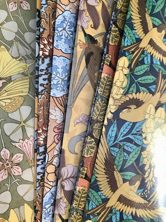 Art Nouveau Paper Art Nouveau Ephemera Gift Wrapping Paper - Etsy